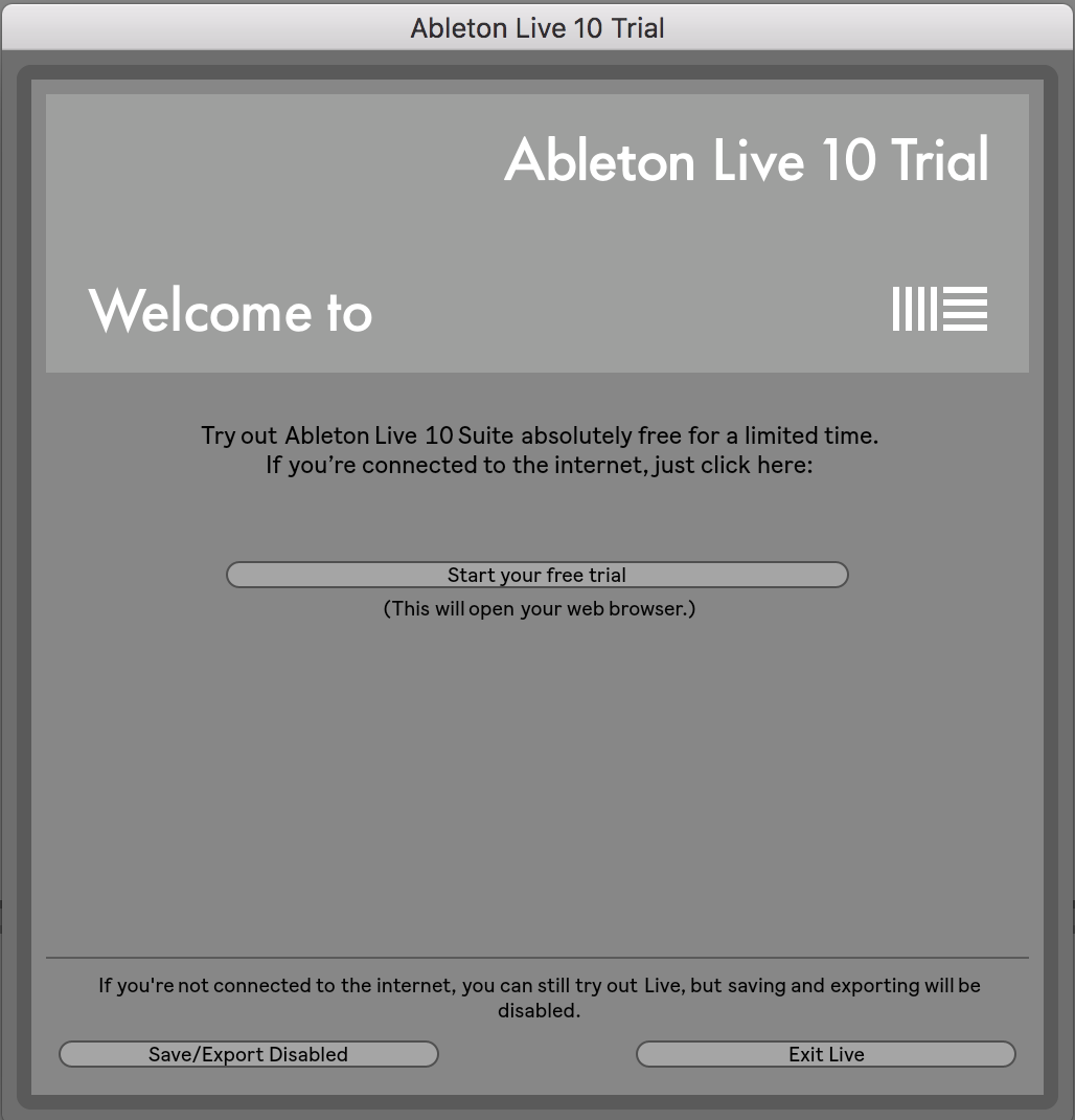 Ableton live lite trial